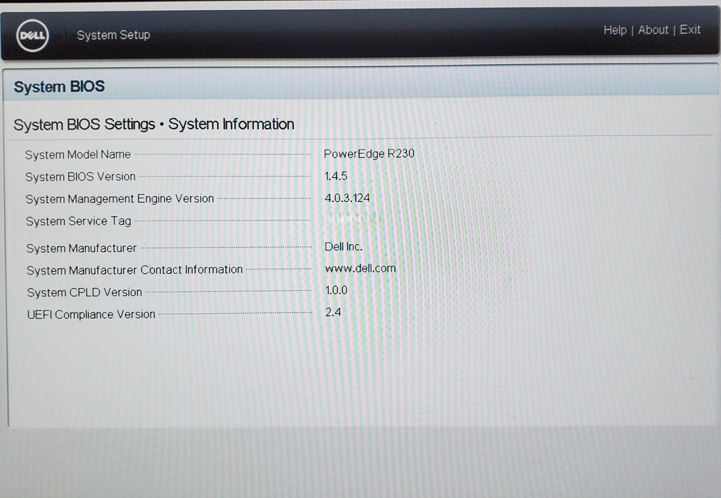Dell PowerEdge R230- Xeon E3-1230 v5, 16GB DDR4, H330 - No HDD
