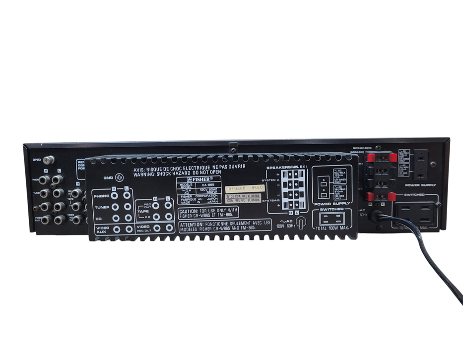 Vintage FISHER CA-865 Stereo Integrated Amplifier