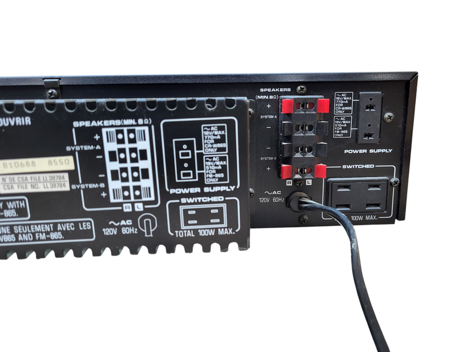 Vintage FISHER CA-865 Stereo Integrated Amplifier