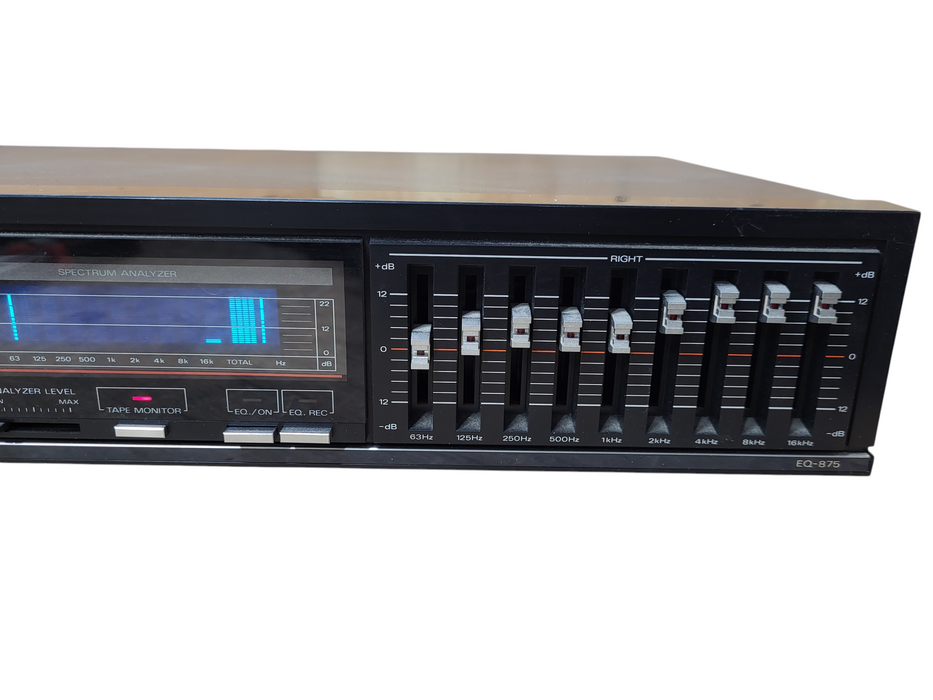 Vintage Fisher Graphic Stereo Equalizer EQ-875