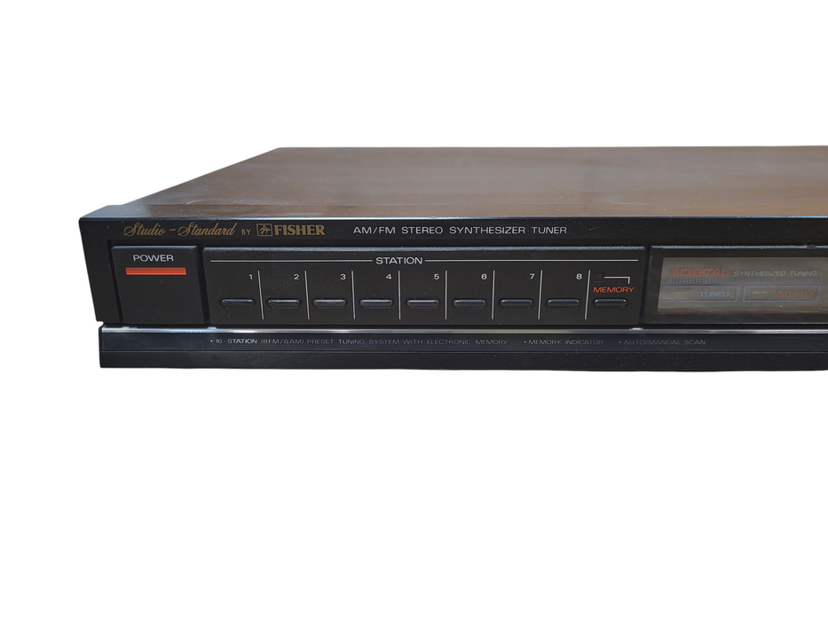 Vintage Original Fisher FM-865 Am/Fm Stereo SynthTuner READ