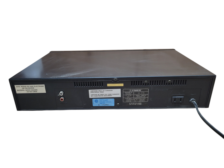 Vintage Fisher AD-815 Compact Disc Player CD Changer