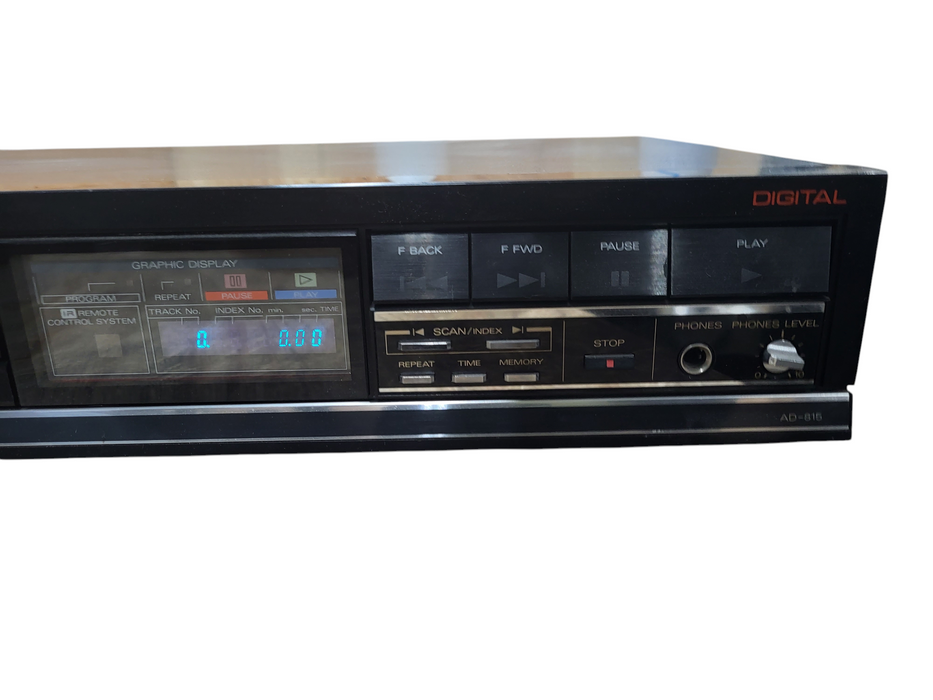 Vintage Fisher AD-815 Compact Disc Player CD Changer