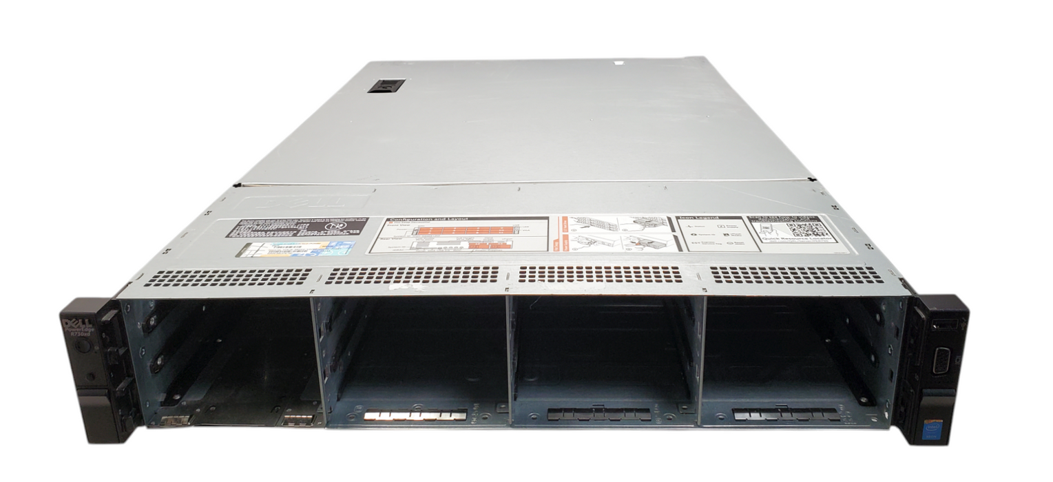 Dell PowerEdge R730xd - 2x Xeon E5-2660 v3, 32GB DDR4, H730 - No HDD