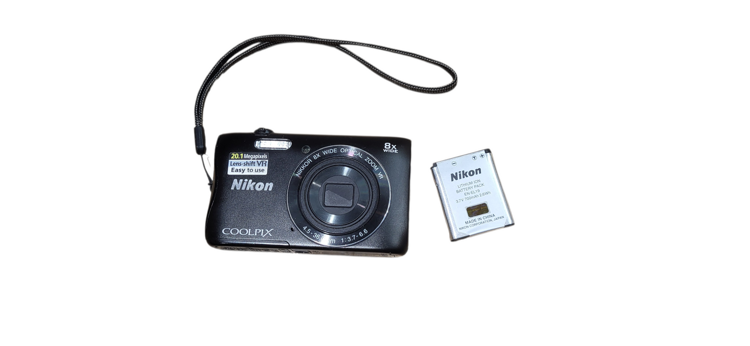 Nikon Coolpix S3700 Silver 20.1MP Digital Camera | SEE
