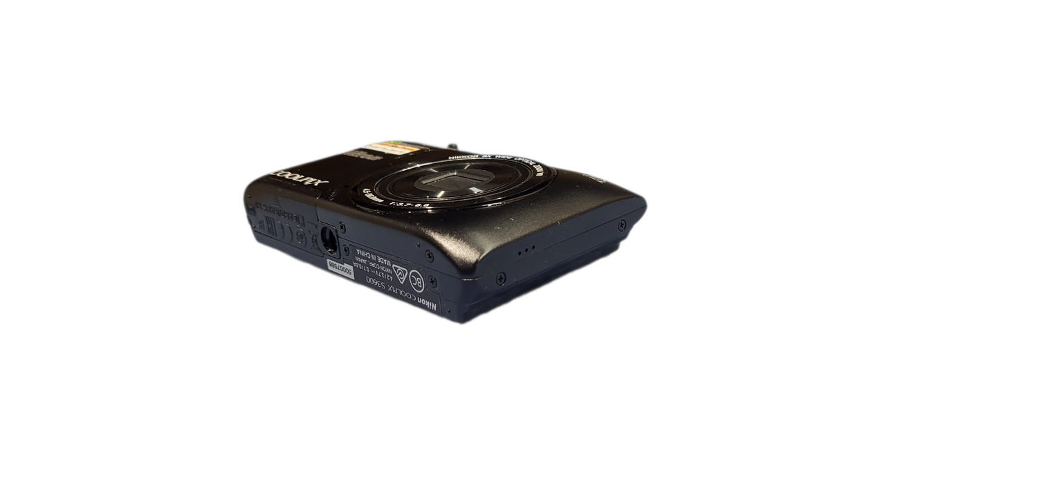 Nikon Coolpix S3600 Silver Compact Digital Camera 20.1MP 8x Zoom