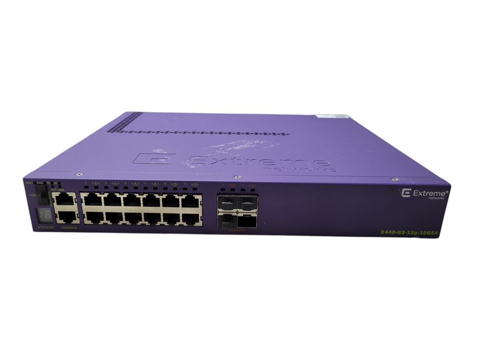 Extreme Networks Summit X440-G2-12P-10GE4 Ethernet Switch