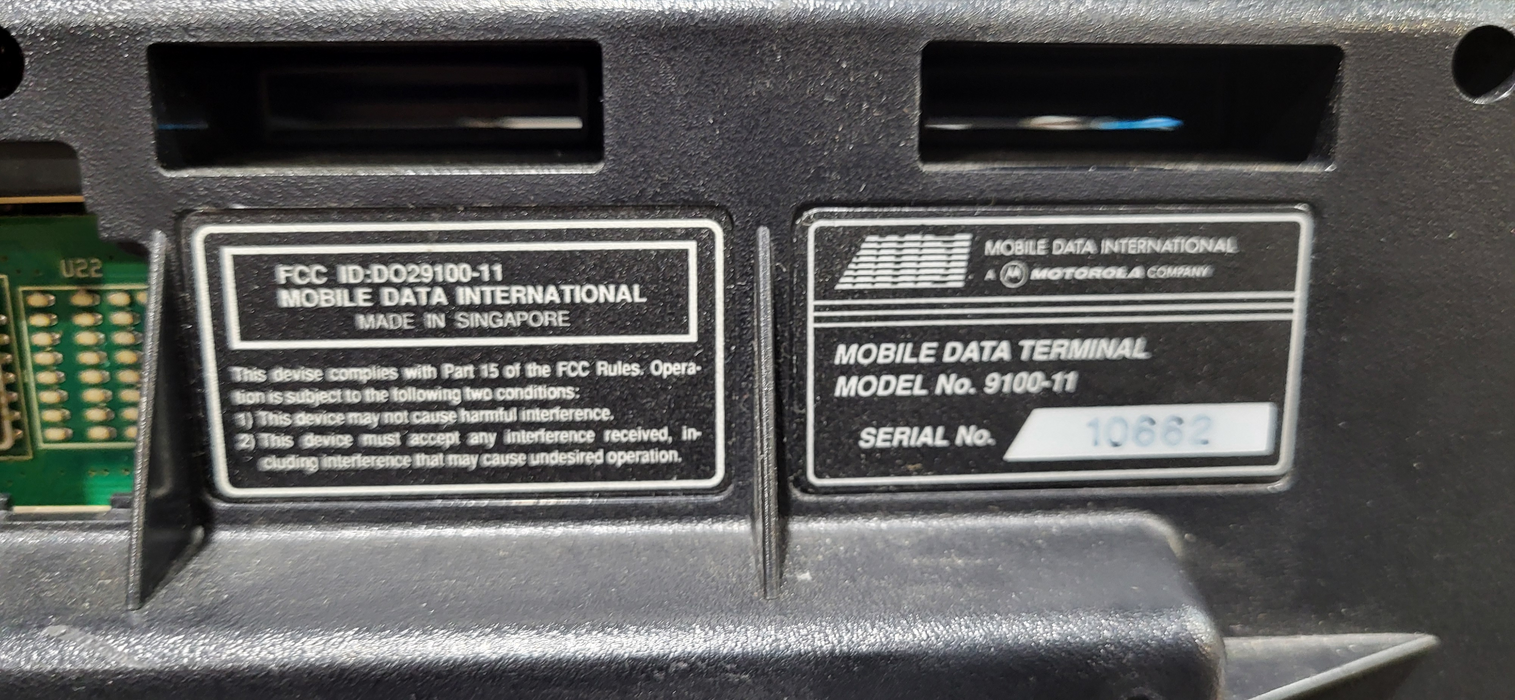Vintage Motorola Mobile Data Terminal MDT 9100-11