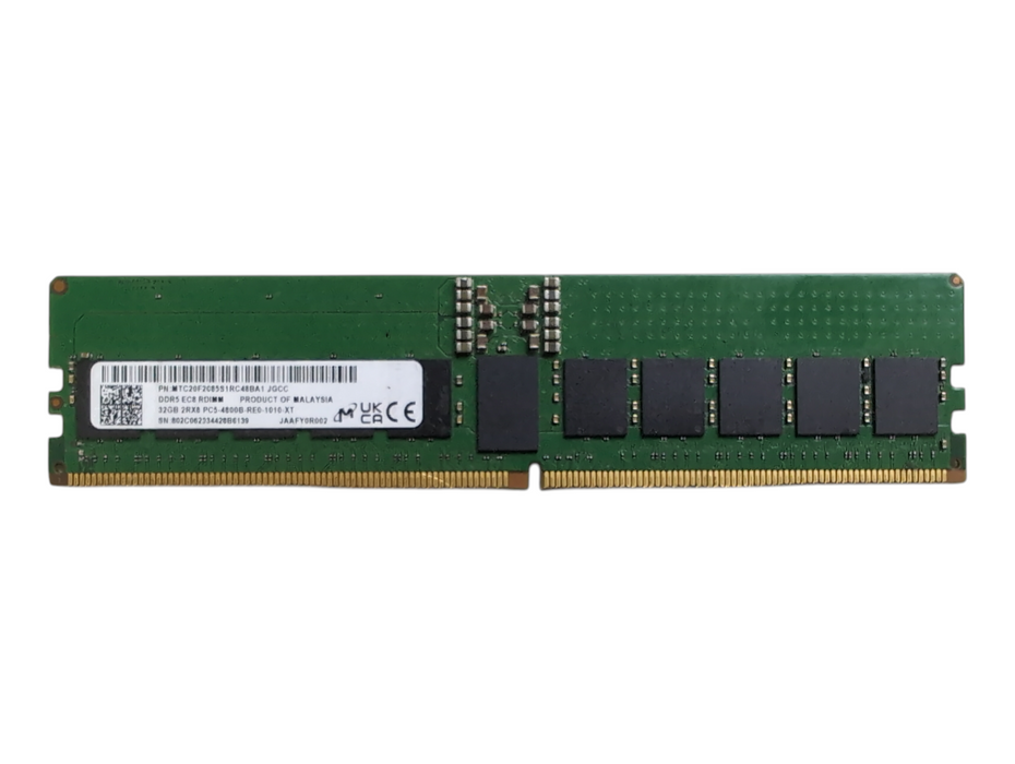 32GB 2Rx8 PC5-4800B-RE0-1010-XT DDR5 Server Memory