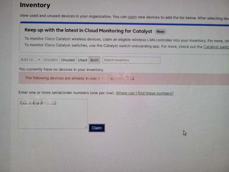 Cisco Meraki MX250-HWSecurity Appliance CLAIMED - 2x PSU _