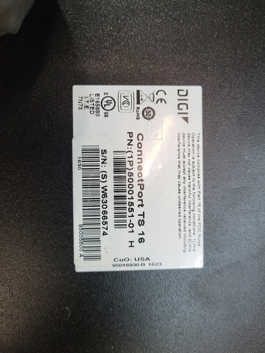 Digi ConnectPort TS16 Terminal Server 50001551-01 READ