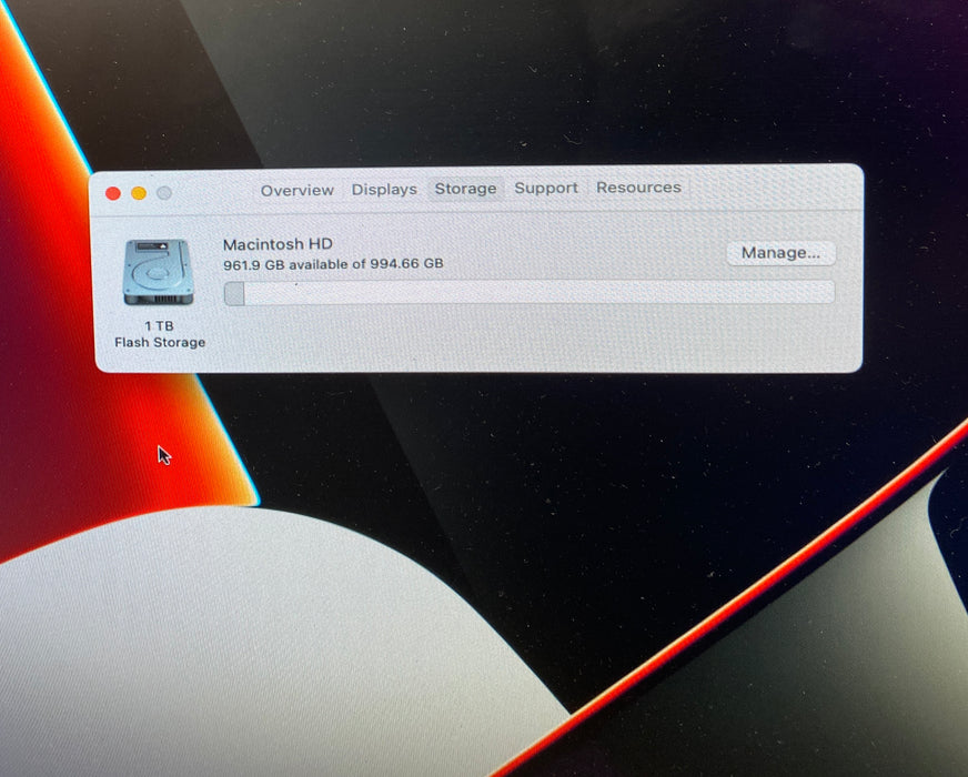 Apple MacBook Pro 16" 2021 M1 Pro 32GB RAM 1TB SSD Faulty Screen For Parts READ