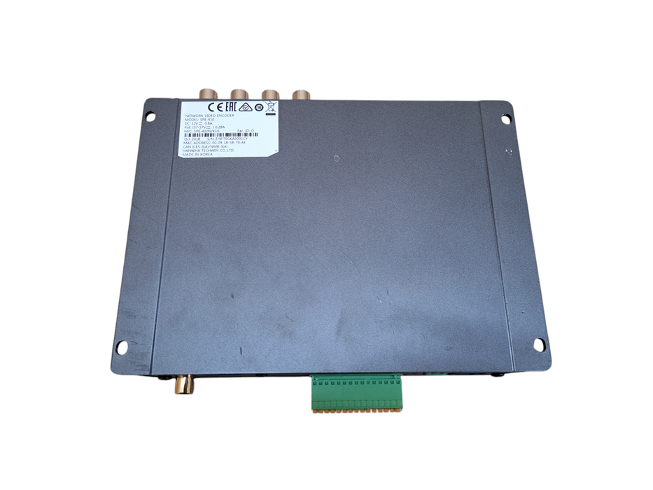 Wisenet SPE-410 | 4-Channel Network Video Encoder