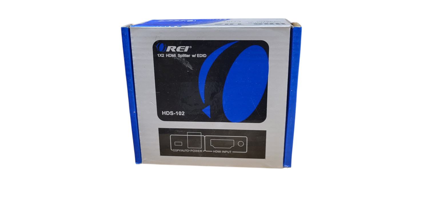 OREI HDS-102 4K x 2K Full 10.2 GBPS Support 1X2 HDMI Splitter w / EDID