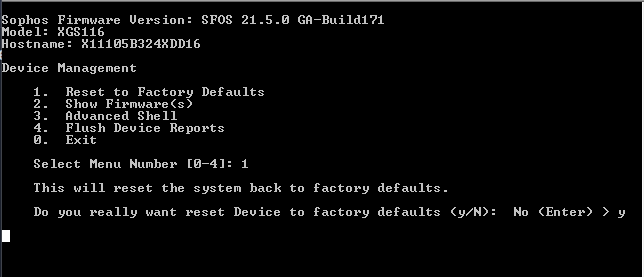 Sophos XGS 116 Network Security Firewall Appliance No AC READ