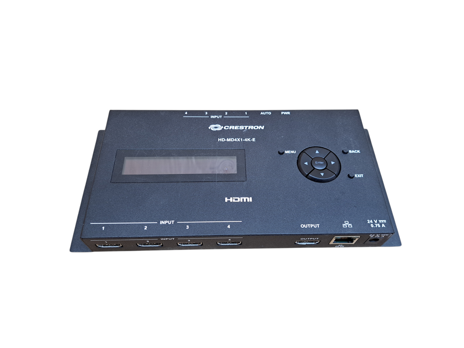Crestron HD-MD4X1-4K-E 4x1 4K HDMI Switcher (Unit Only)