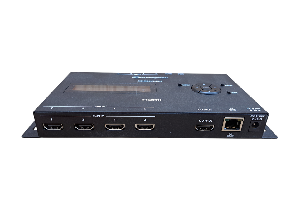 Crestron HD-MD4X1-4K-E 4x1 4K HDMI Switcher (Unit Only)
