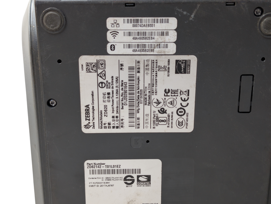 Zebra ZD620 Thermal Label Pinter ZD62142-T01L01EZ