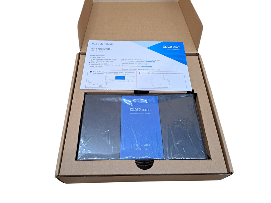 Icron Polaris 7044 USB Matrix 4x4 KVM Extender System 00-00466 (New Open Box)