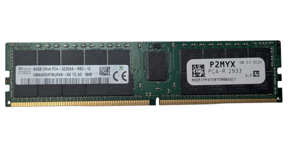 食事担当 Skhynix 64GB DDR4 PC4-2400 RDIMM 64GB DDR4 Server RAM Memory Module SKHynix 64GB 2Rx4 PC4-3200AA