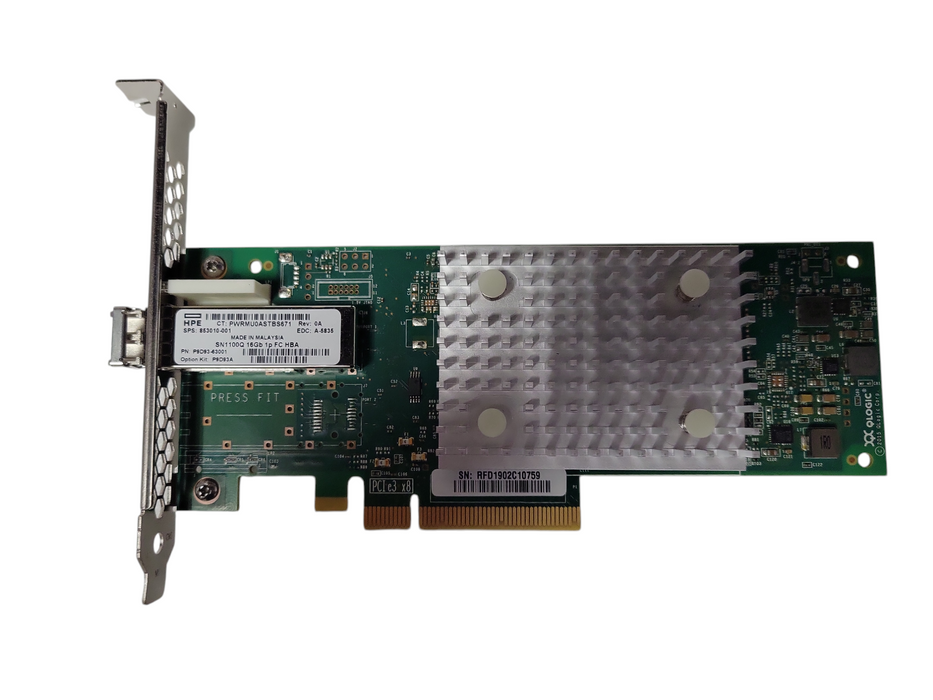 HPE QLE2690-HP SN1100Q 16Gb One-Port FC HBA 853010-001 P9D93A