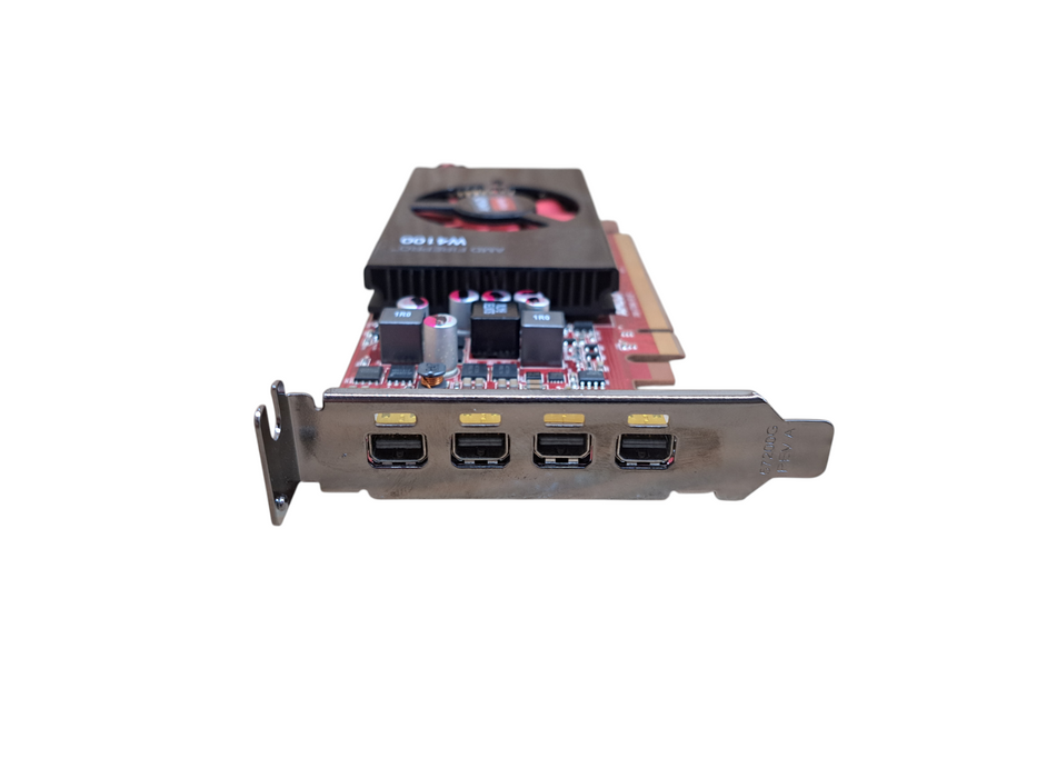AMD FirePro W4100 2GB GDDR5 Low Profile Graphics Card | 4x Mini DP