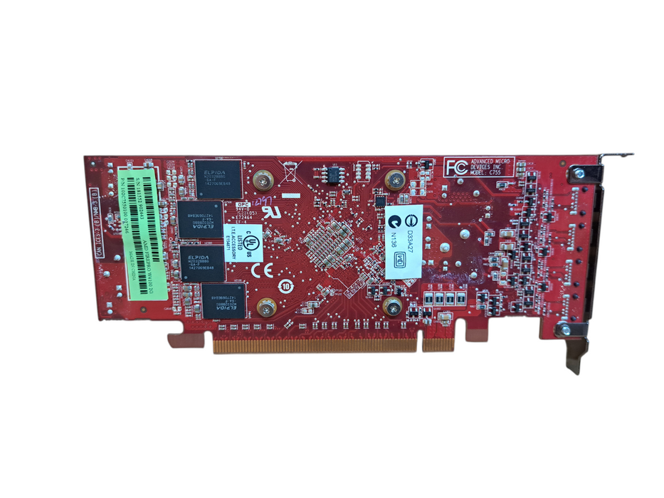 AMD FirePro W4100 2GB GDDR5 Low Profile Graphics Card | 4x Mini DP