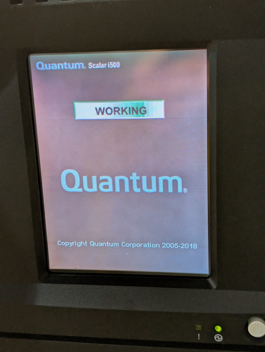 Quantum Scalar i500 Tape Library Control Unit 4x LTO6 Tape Drive+ Expansion Unit