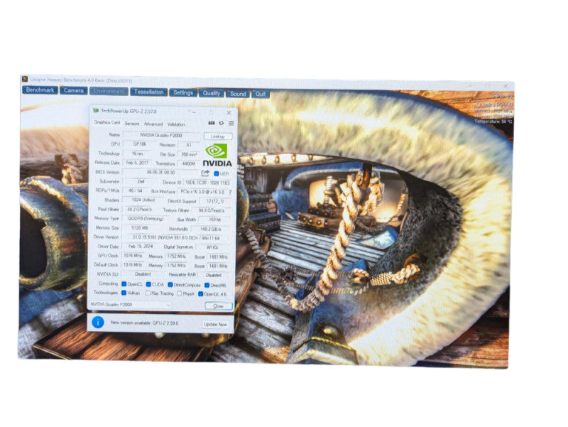 NVIDIA Quadro P2000 5GB GDDR5 Graphics Card  Q-
