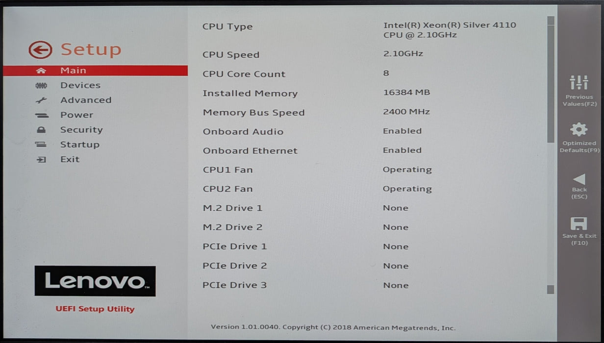 Lenovo ThinkStation P920, Xeon Silver 4110 2.10GHz, 16GB DDR4, No HDD, P1000
