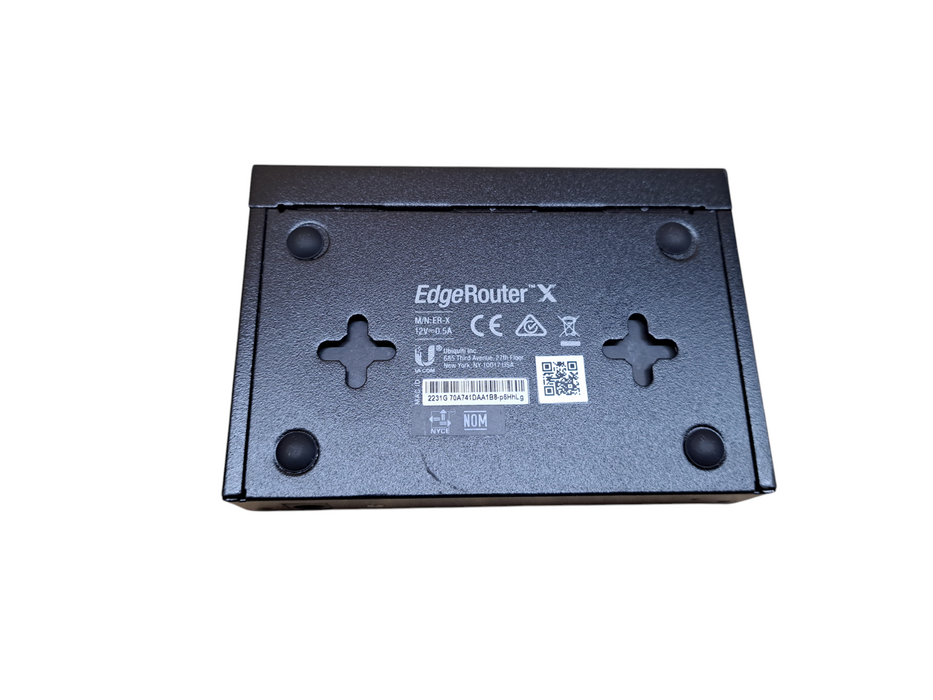 Ubiquiti Networks ER-X EdgeRouter X 5-Port Gigabit Wired Router | No Adapter