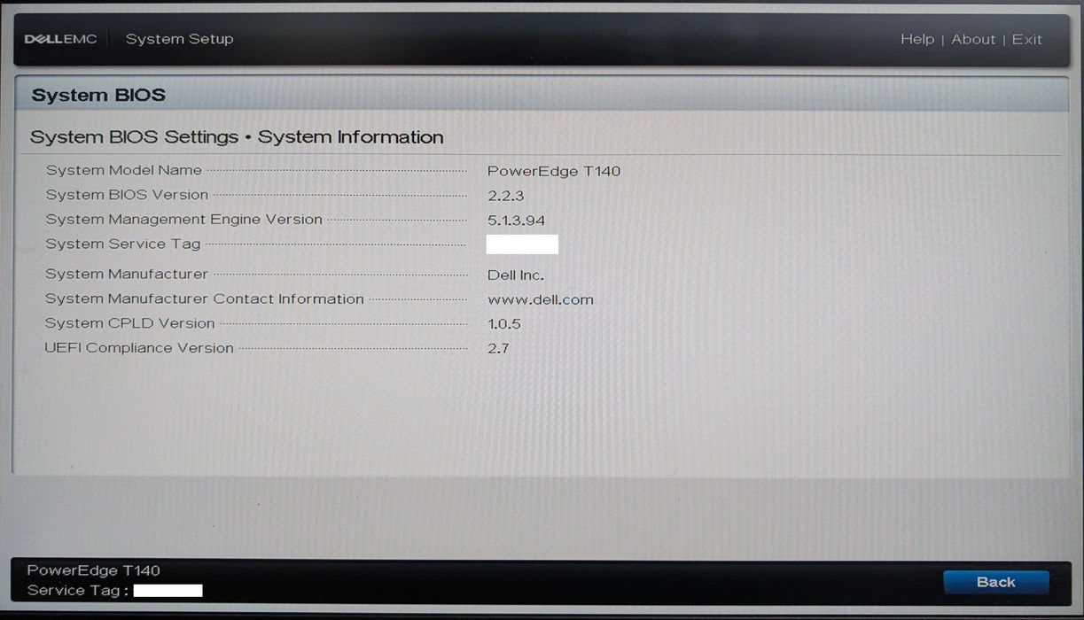 DELL PowerEdge T140, Xeon E-2124 3.30GHz, 8GB DDR4, No HDD & RAID, READ
