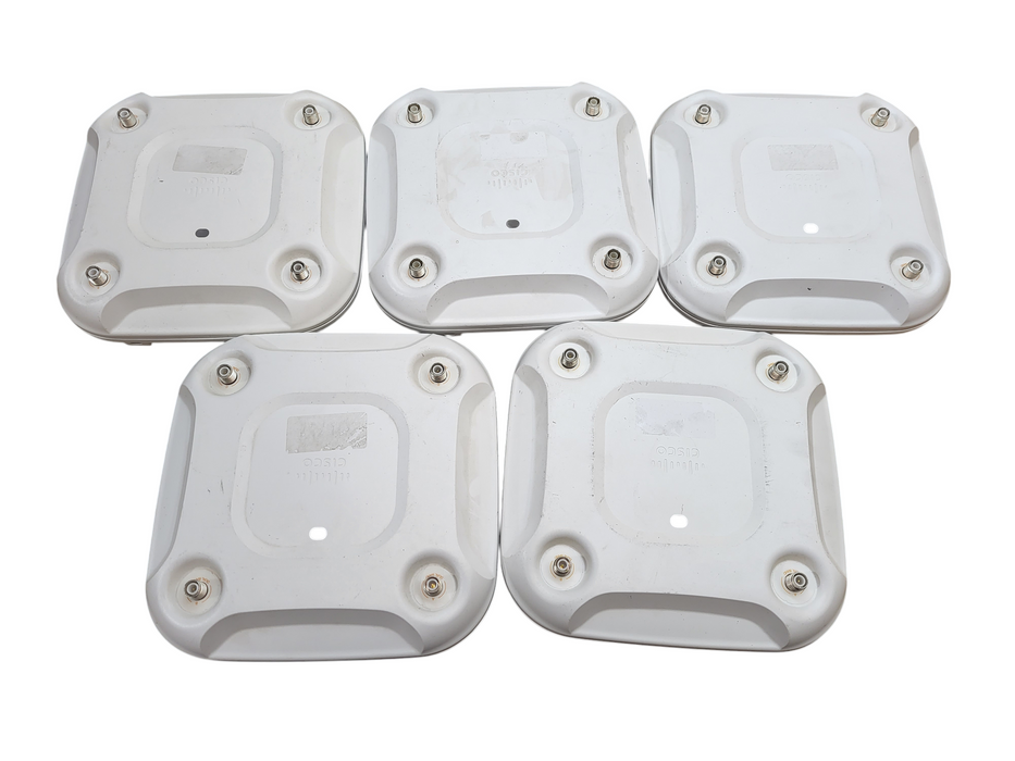 Lot of 5x Cisco AIR-CAP3702 Aironet 3700 802.11ac Dual Band AP PoE READ