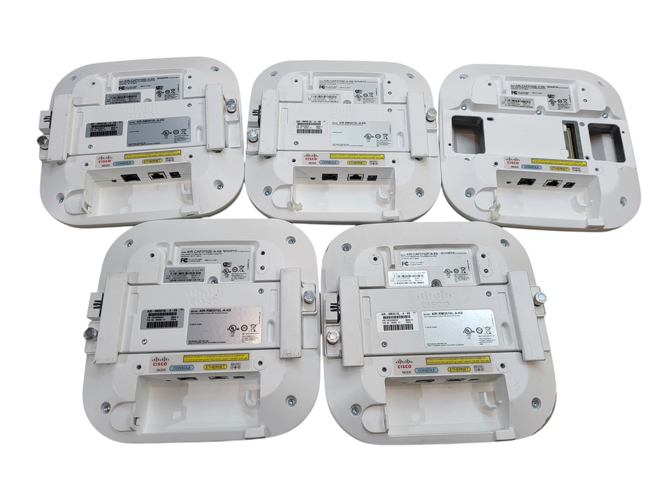 Lot of 5x Cisco AIR-CAP3702 Aironet 3700 802.11ac Dual Band AP PoE READ