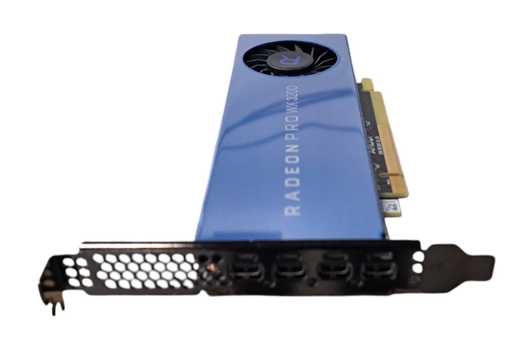 AMD Radeon Pro WX 3200 4GB GDDR5 Graphics Card 4x Mini DP
