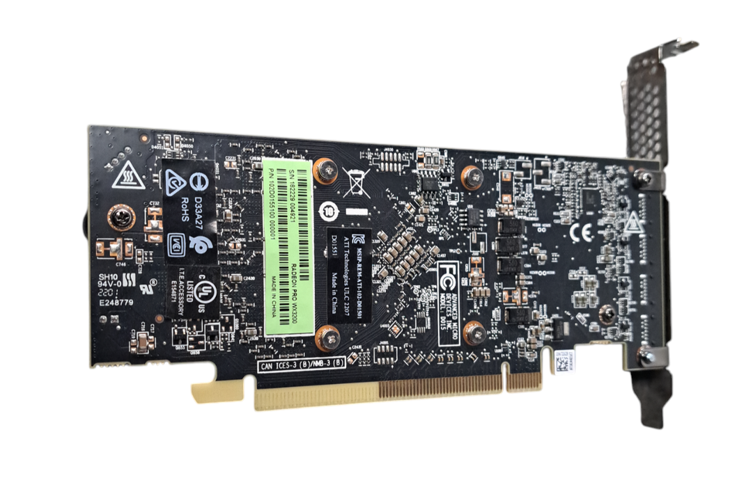 AMD Radeon Pro WX 3200 4GB GDDR5 Graphics Card 4x Mini DP