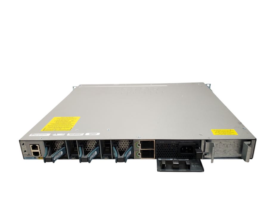 Cisco Catalyst 3850 48 PoE+ Switch WS-C3850-48P-L V07 w/ C3850-NM-2-10G, 1xPSU