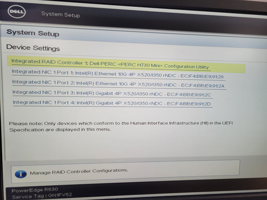 Dell PowerEdge R630 - Xeon E5-2687W 16GB DDR4 PERC H730 Mini 2x750W PSU