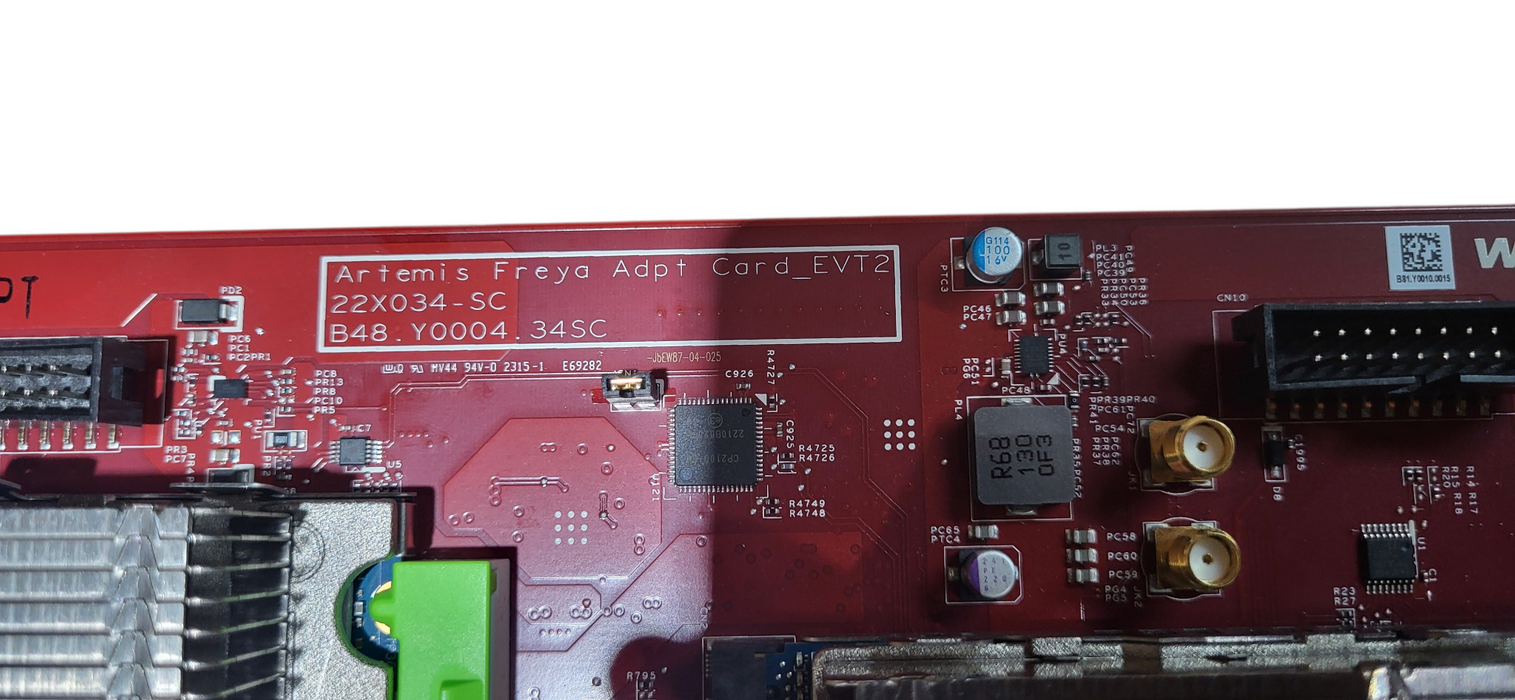 Wiwynn Artemis Freya EVT2 PCIe Accelerator Card w/ 2x TH0X24 2SB5-PR01 Modules
