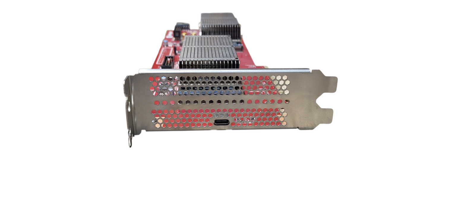 Wiwynn Artemis Freya EVT2 PCIe Accelerator Card w/ 2x TH0X24 2SB5-PR01 Modules