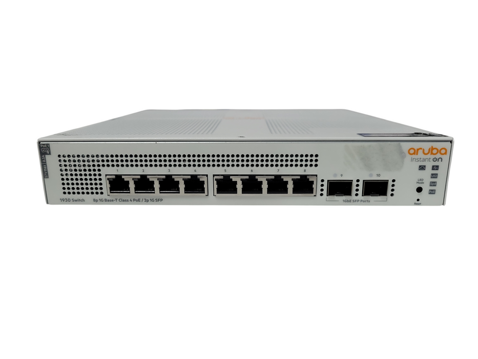 Aruba Instant On 1930 Switch 8p 1G Base-T Class 4 PoE / 2p 1G SFP JL681A