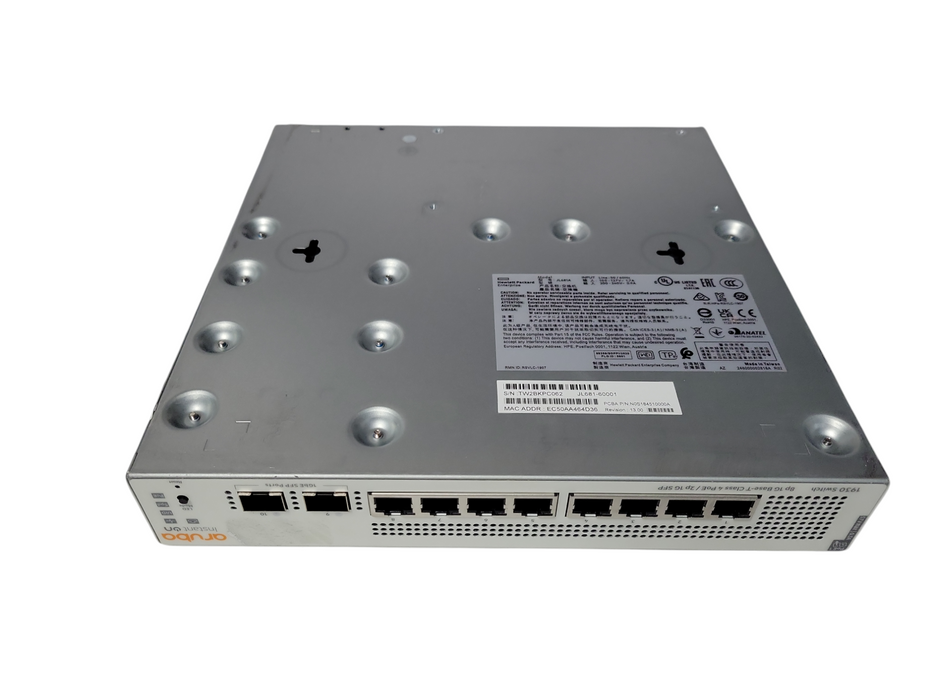 Aruba Instant On 1930 Switch 8p 1G Base-T Class 4 PoE / 2p 1G SFP JL681A