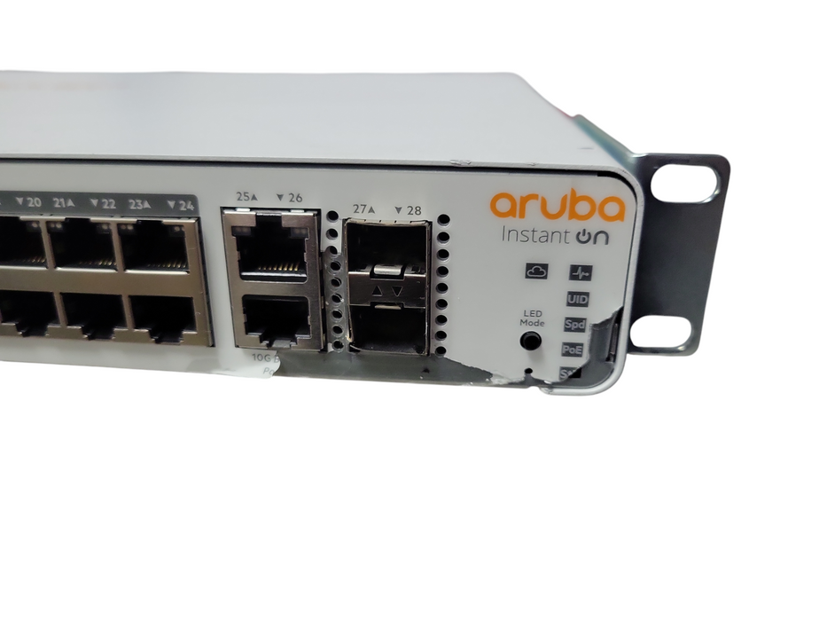 Aruba JL807A Instant On 24x 1GB PoE RJ45 2x 10GB SFP+ 2x 10GB Switch READ