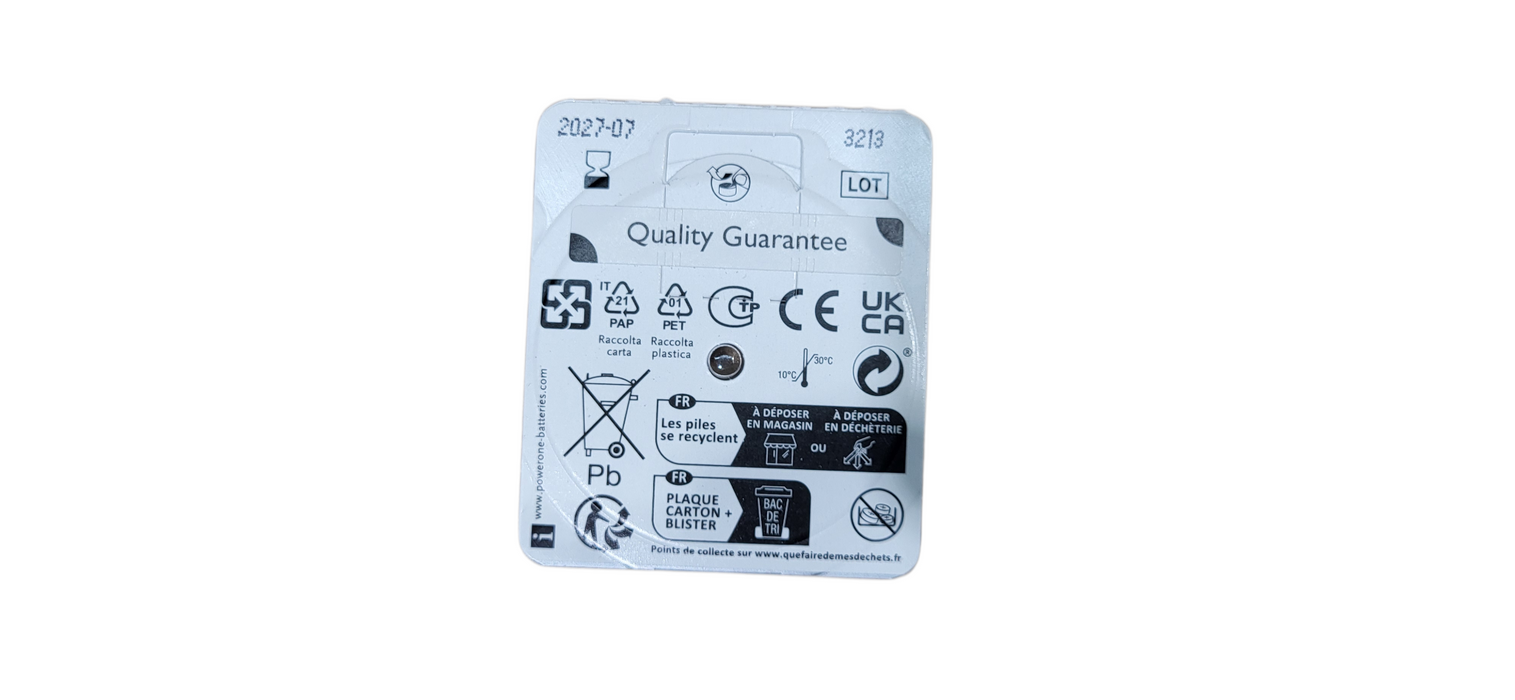 Power One / Varta P13 Size 13 Hearing Aid Batteries Exp 2027