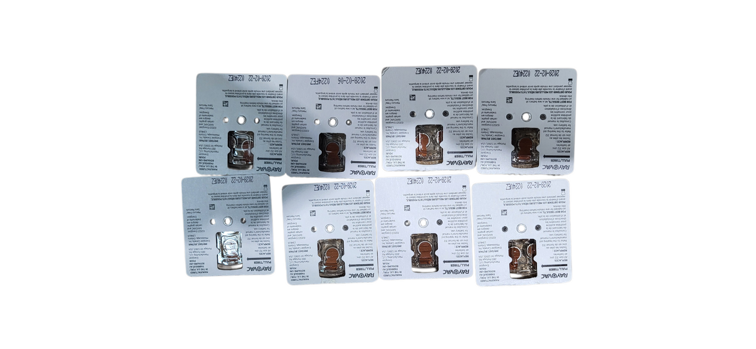 Brand New Lot of 8x Rayovac 312 Hearing Aid Batteries Size 312  8 Pack Exp 2028