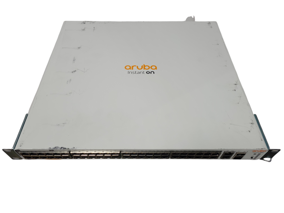 Aruba Instant On 1960 48G 40p Class4 8p PoE 2XGT 2SFP+ 600W Switch JL809A w/ears