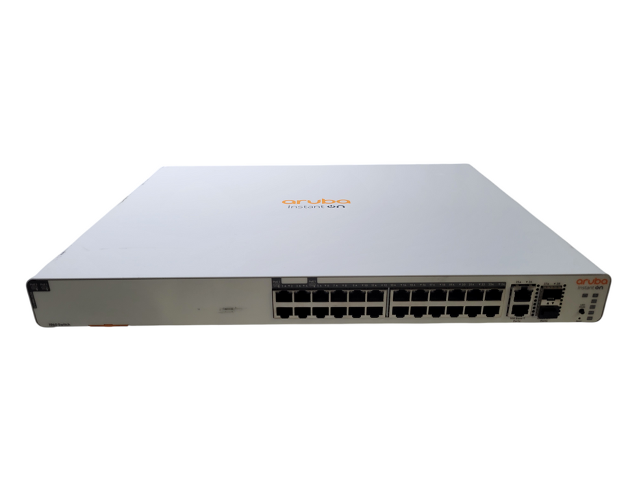 Aruba Instant On 1960 24G 20p Class4 4p Class6 PoE 2XGT 2SFP+ 370W Switch JL807A