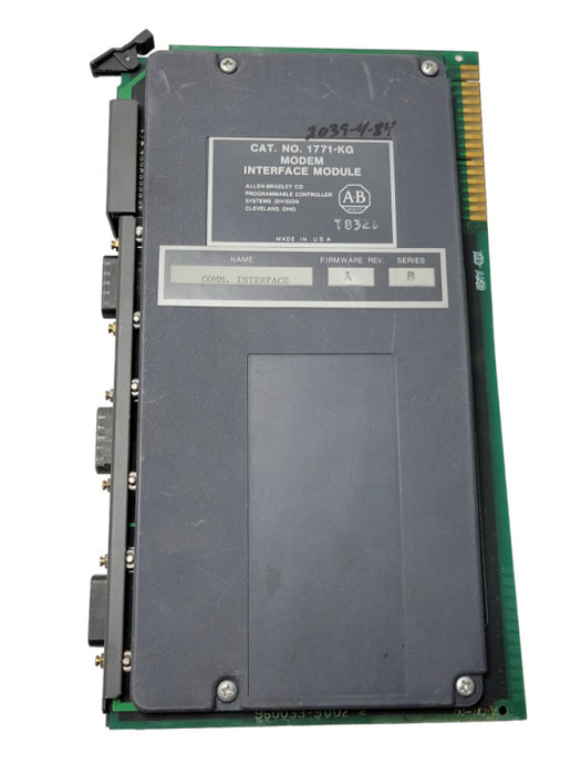 Allen Bradley 1771-KG modem interface module programable controller, Read _