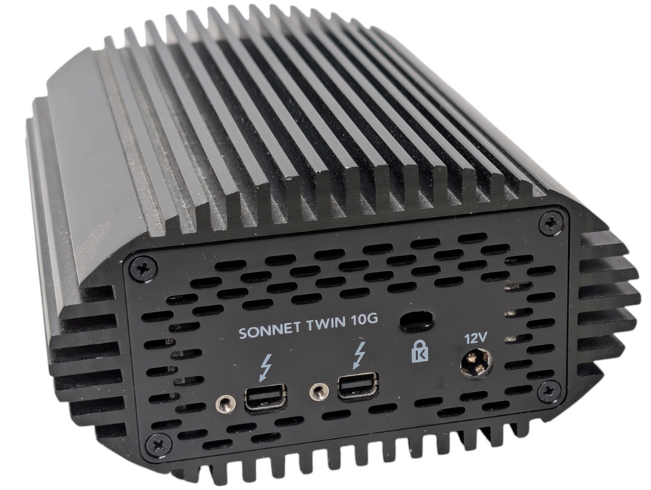 Sonnet Twin 10G Thunderbolt 2 to Dual 10 Gigabit Ethernet Adapter