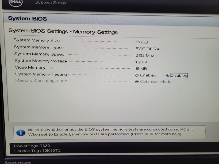 Dell PowerEdge R330 - Xeon E3-1220 v5 16GB DDR4 PERC H730 NO HDD 550W PSU